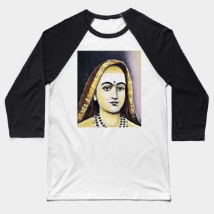 Adi Shankara Yellow Portrait | Adi Shankara Artwork 9 Baseball T-Shirt